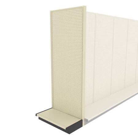 Lozier Shelving End Cap Display Unit, Platinum 36W 96H 19D P399U-EC